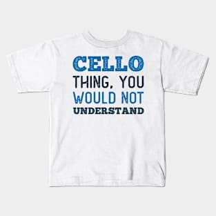 Cello Thing Kids T-Shirt